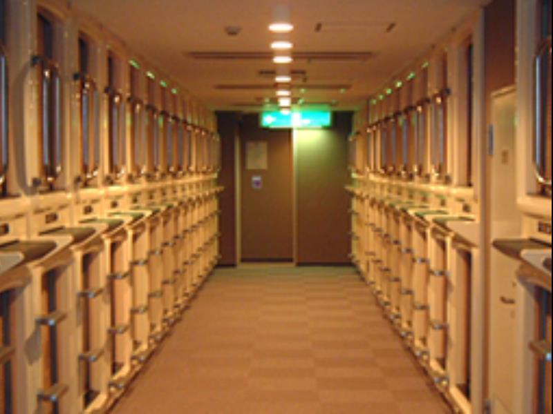 Kapslový hotel Sauna & Capsule Hokuo